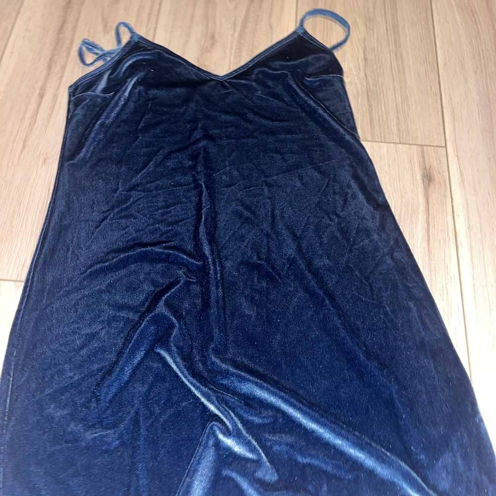 Hollister Elegant Velvet Slip Dress